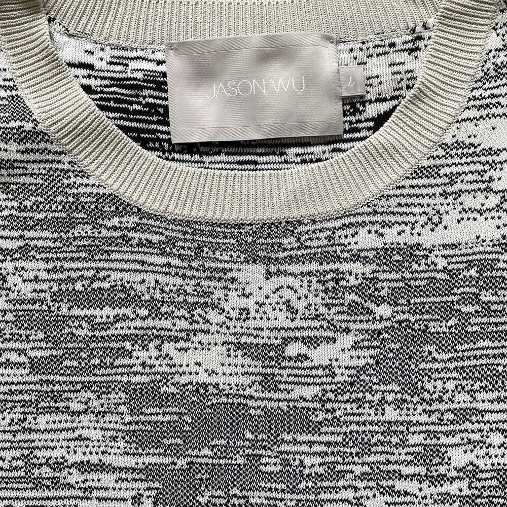 Jason Wu L Sweater | Spacedye Knit Pullover, Designer Collection, Viscose, Rare - Picture 2 of 5